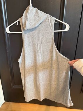 Free People Gray Sleeveless Turtleneck  Tank